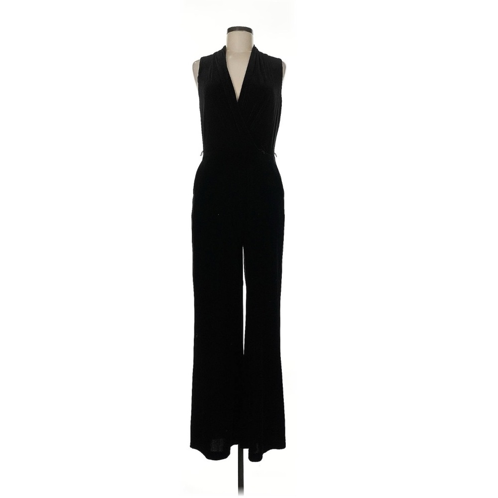 Vince Camuto Black Velvet Jumpsuit - Sz 0